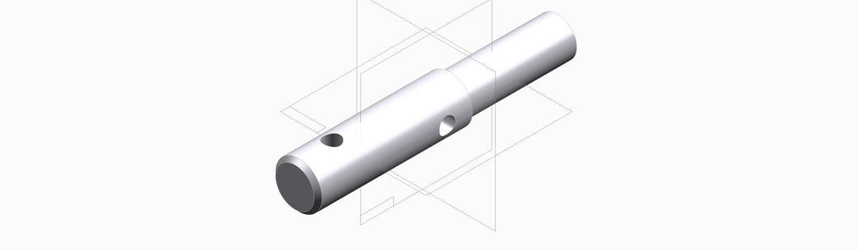 AGGRG FEED AUGER IDLER SHAFT 6"