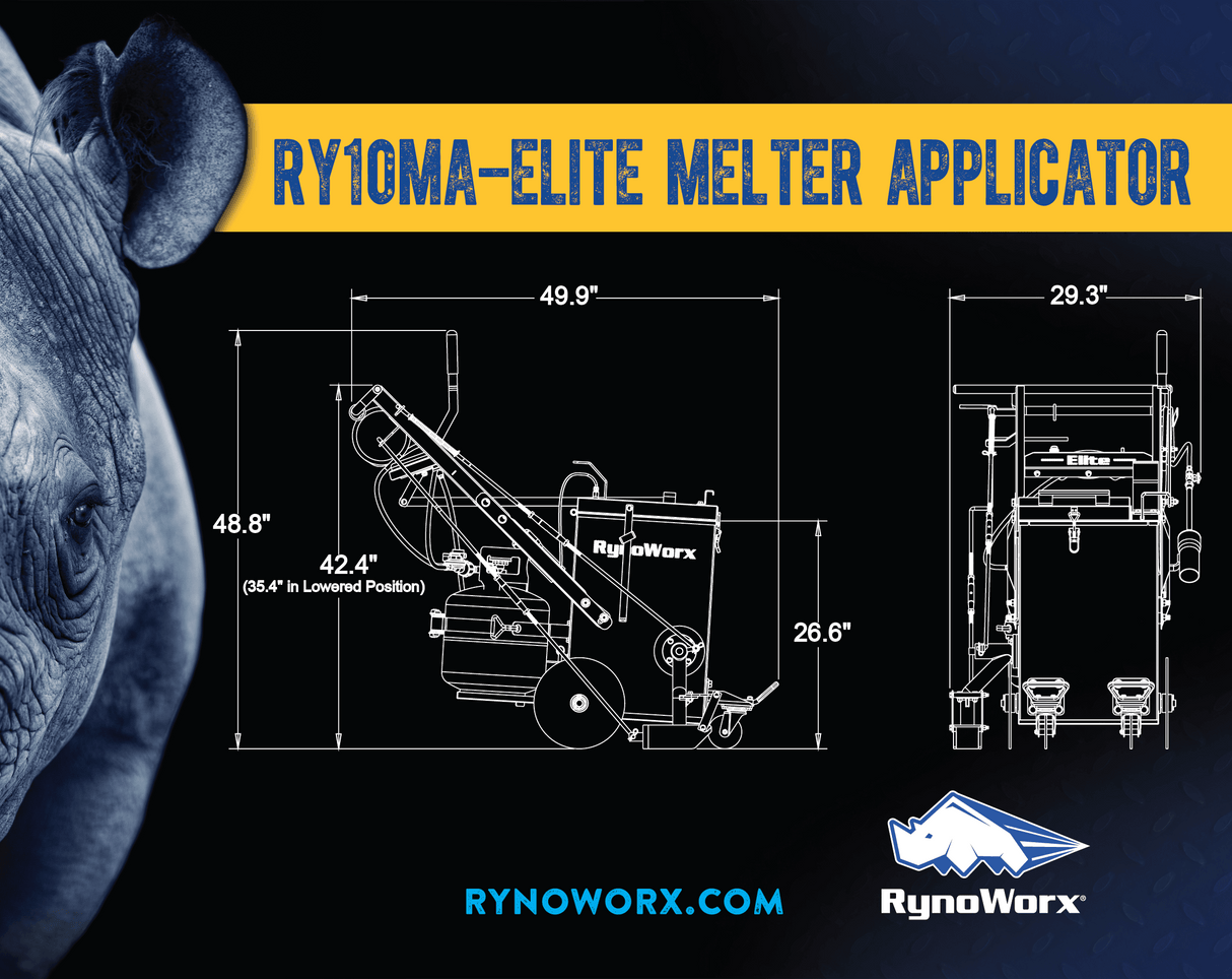 RY10MA-ELITE Crack Fill Melter