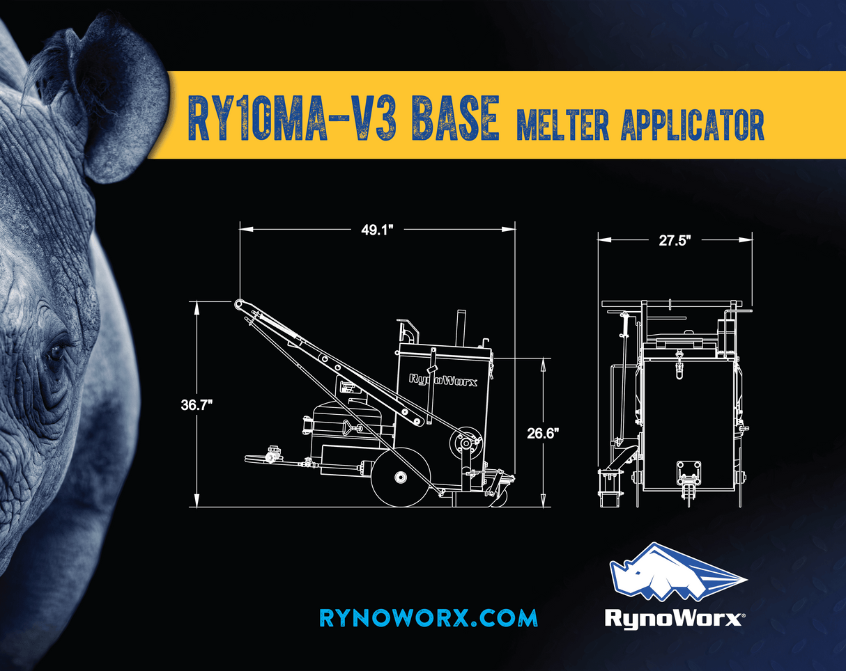RY10MA-V3 Crack Fill Melter