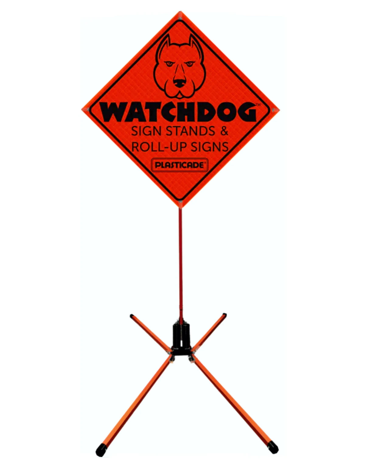 Watchdog Heavy Duty Double Spring Sign Stand for Rigid or Roll Up Signs